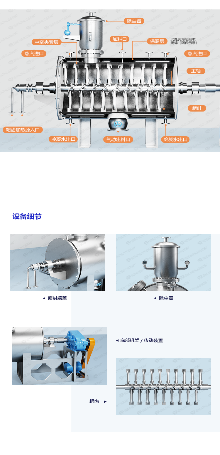 淄博市博山万通机械厂-真空耙式干燥机_06